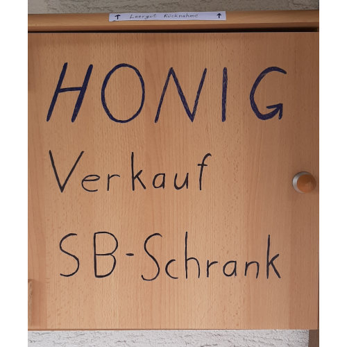 Honigverkaufsschrank